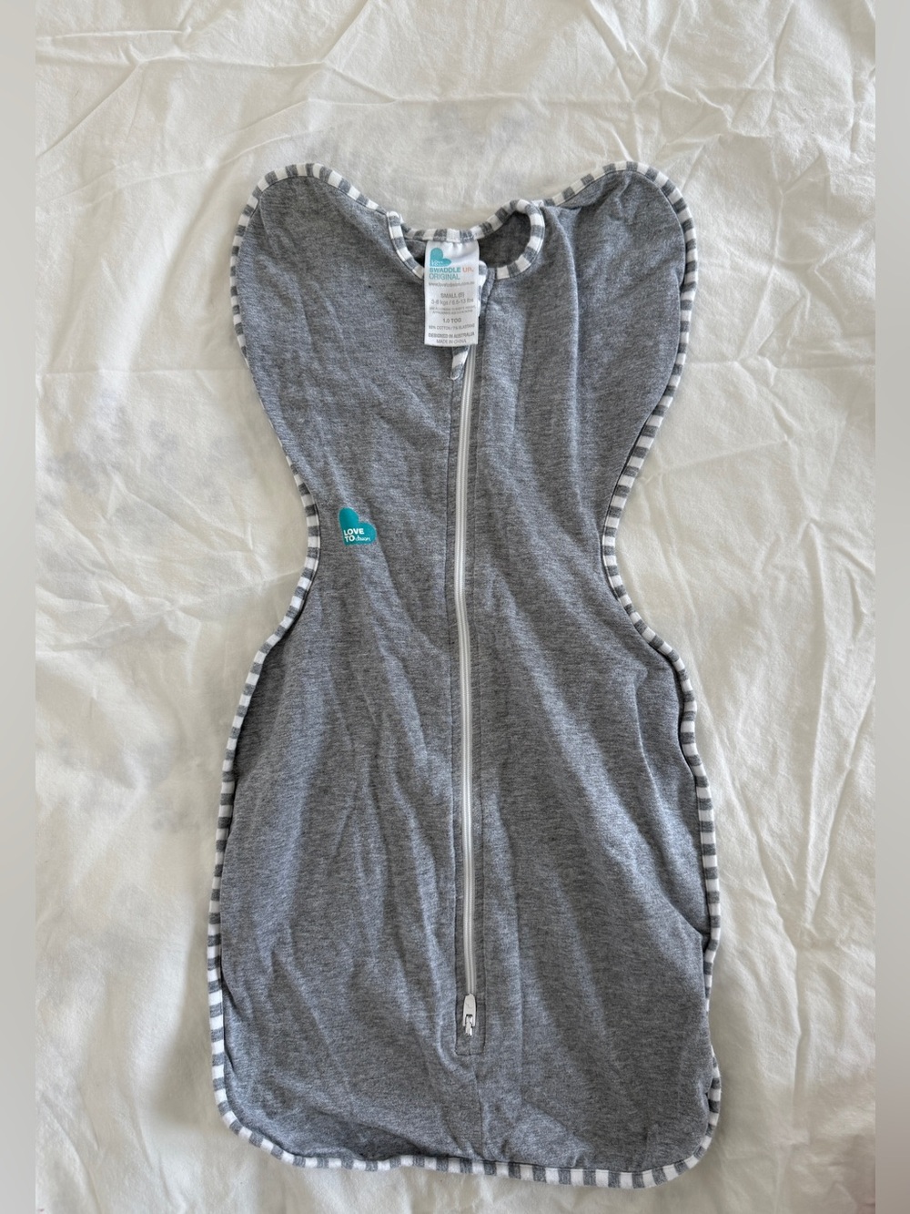 Love to dream gray swaddle size small
